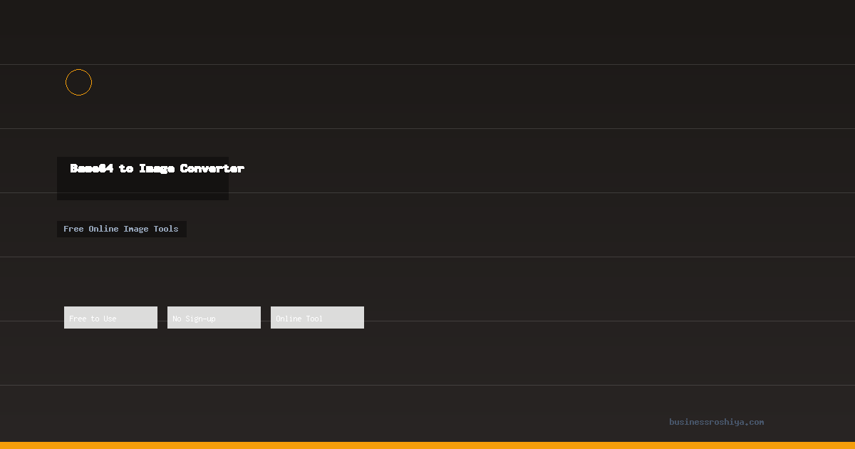 Base64 to Image Converter