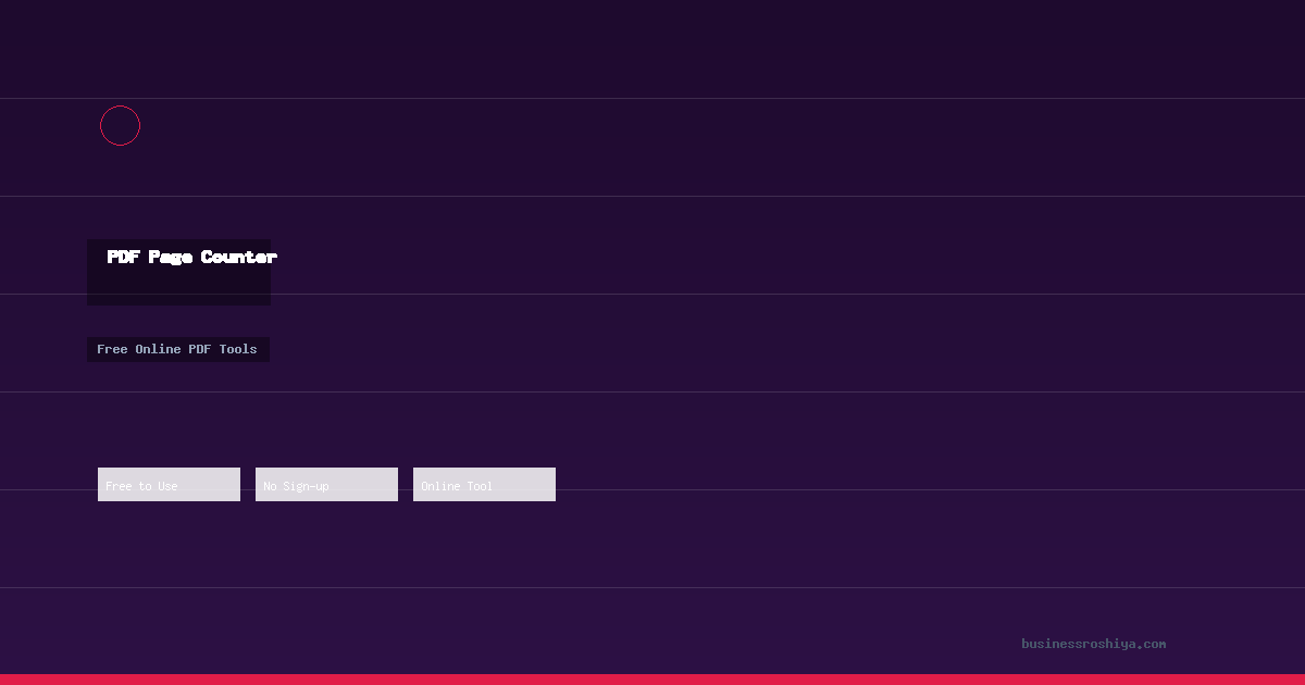 PDF Page Counter
