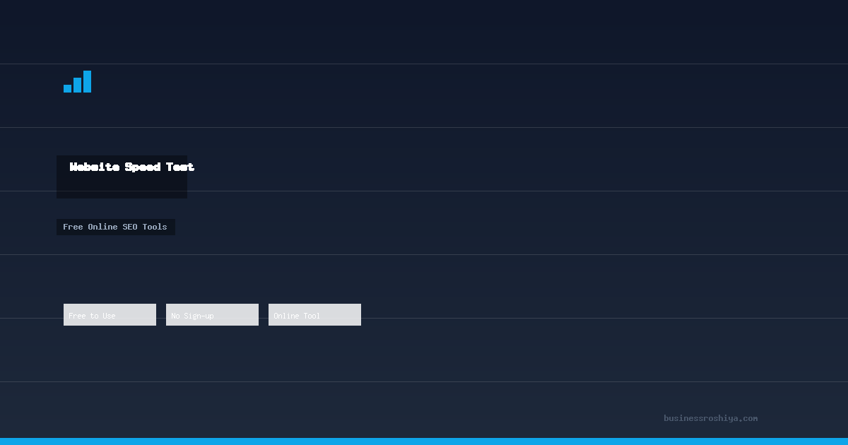 Website Speed Test
